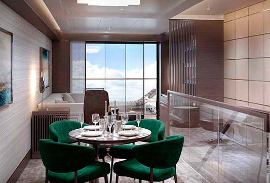 Evrima Loft Suite Ritz Carlton Yacht